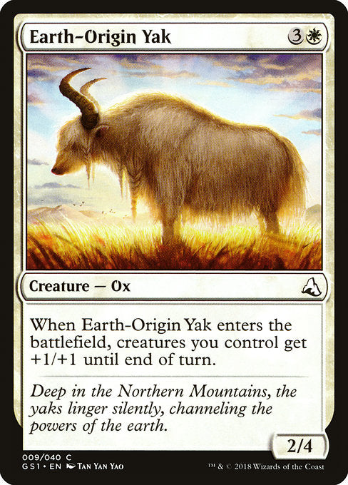 Earth-Origin Yak [Global Series Jiang Yanggu & Mu Yanling] - Evolution TCG