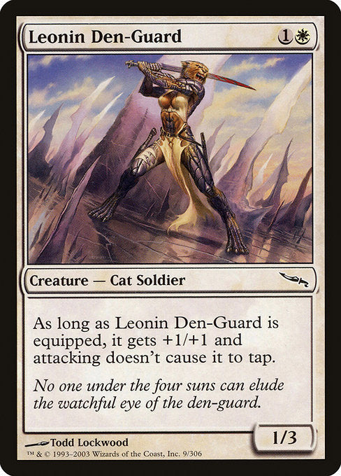 Leonin Den-Guard [Mirrodin] - Evolution TCG