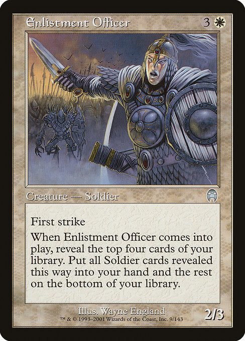 Enlistment Officer [Apocalypse] - Evolution TCG