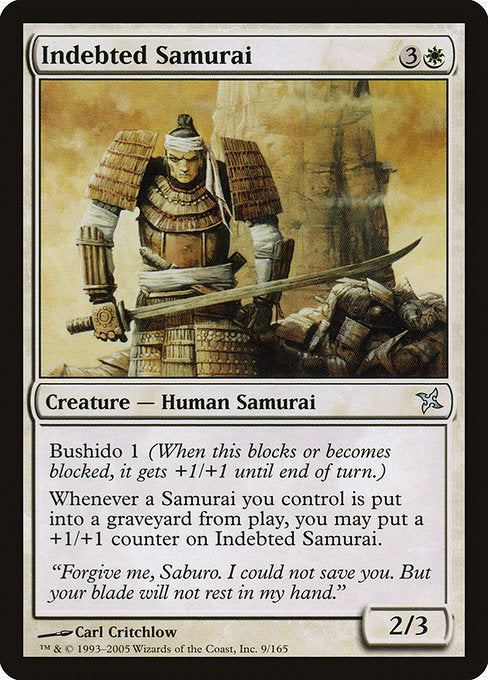 Indebted Samurai [Betrayers of Kamigawa] - Evolution TCG