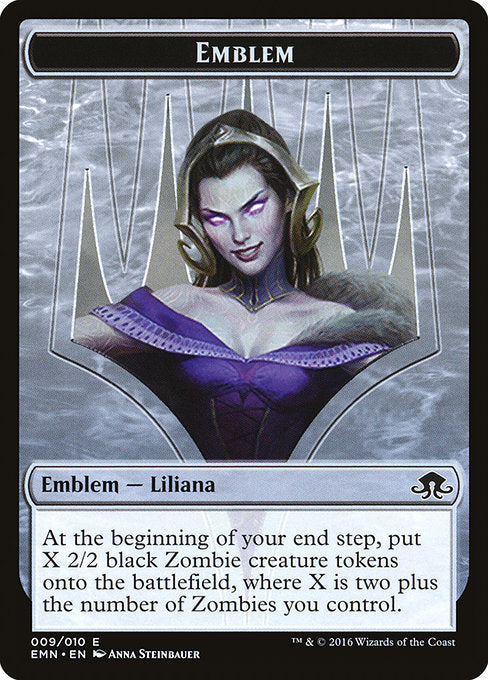 Liliana, the Last Hope Emblem [Eldritch Moon Tokens] - Evolution TCG