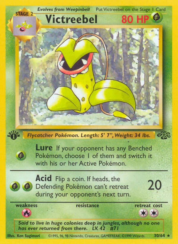 Victreebel (30/64) [Jungle 1st Edition] - Evolution TCG