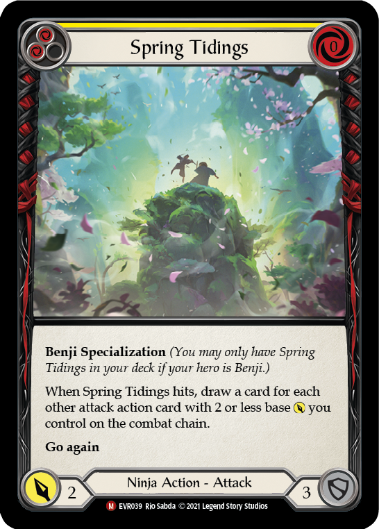 Spring Tidings [EVR039] (Everfest)  1st Edition Normal - Evolution TCG