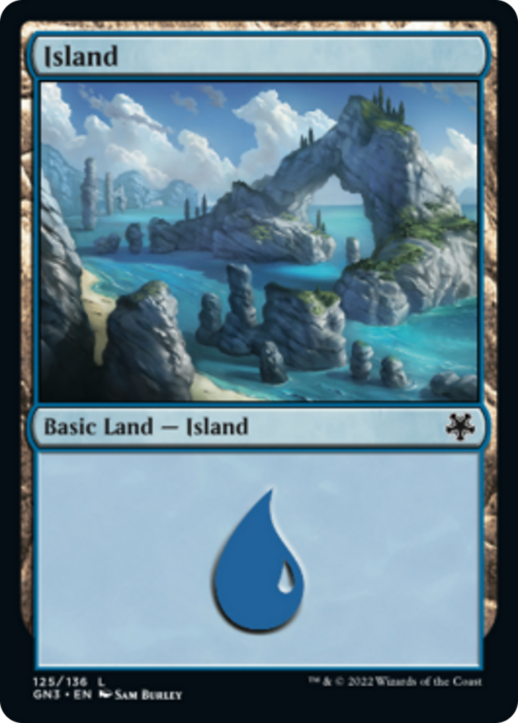 Island (125) [Game Night: Free-for-All] - Evolution TCG