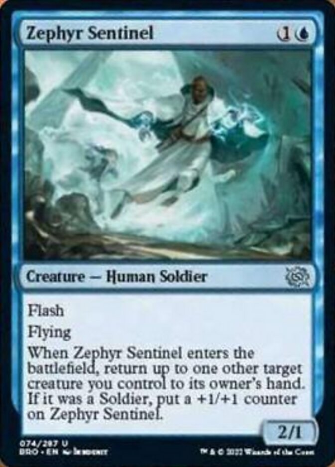 Zephyr Sentinel [The Brothers' War] - Evolution TCG