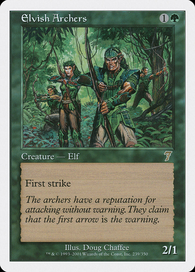 Elvish Archers [Seventh Edition] - Evolution TCG