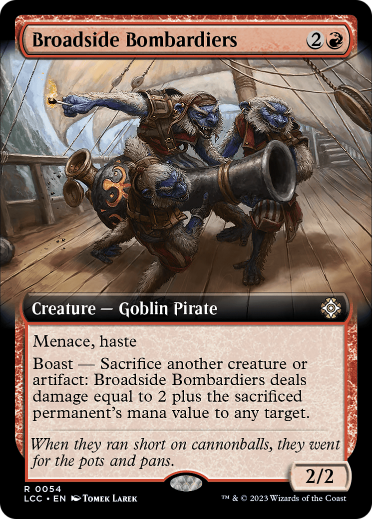 Broadside Bombardiers (Extended Art) [The Lost Caverns of Ixalan Commander] - Evolution TCG
