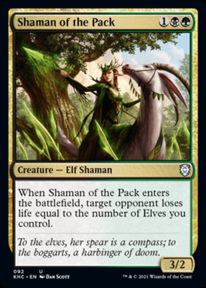 Shaman of the Pack [Kaldheim Commander] - Evolution TCG