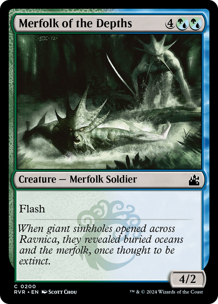 Merfolk of the Depths [Ravnica Remastered] - Evolution TCG