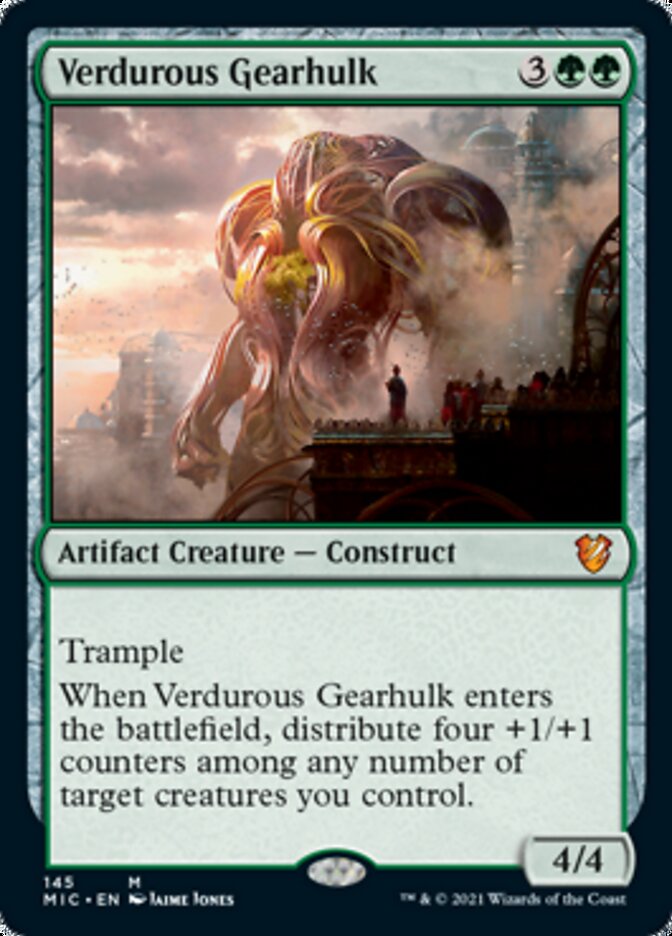 Verdurous Gearhulk [Innistrad: Midnight Hunt Commander] - Evolution TCG