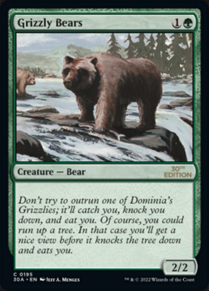 Grizzly Bears [30th Anniversary Edition] - Evolution TCG