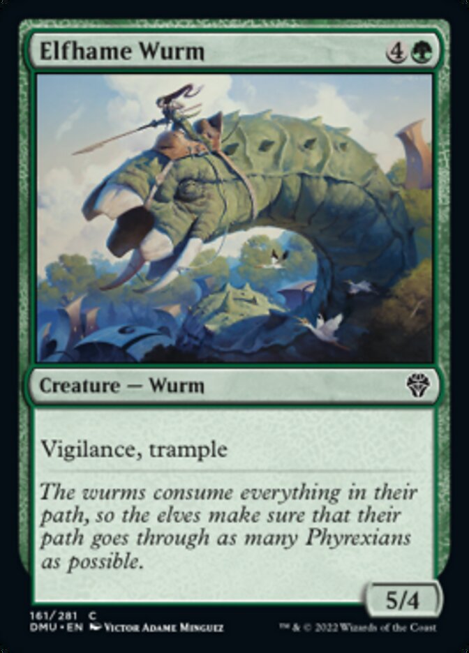 Elfhame Wurm [Dominaria United] - Evolution TCG