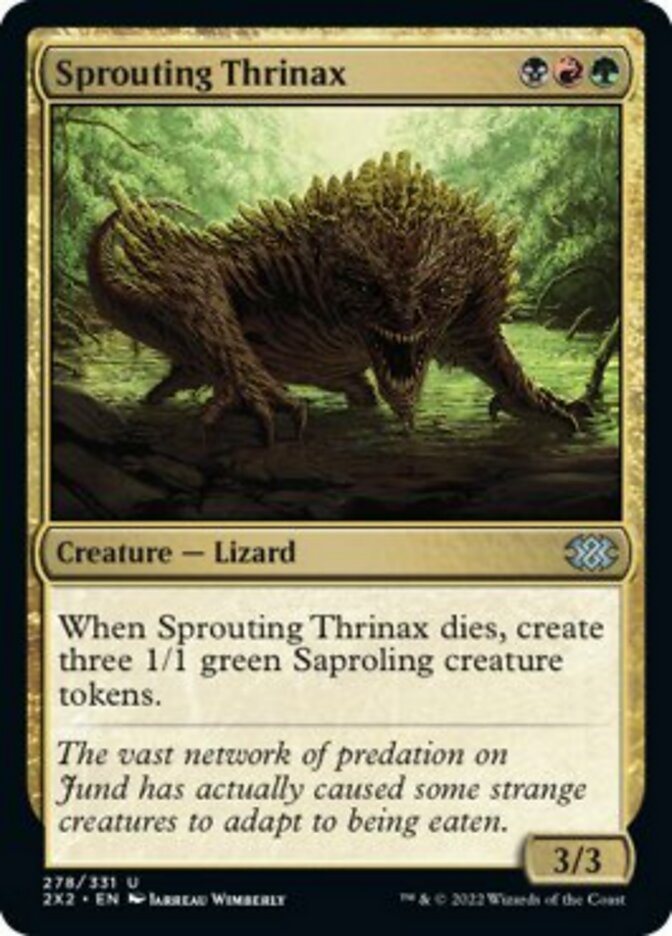 Sprouting Thrinax [Double Masters 2022] - Evolution TCG