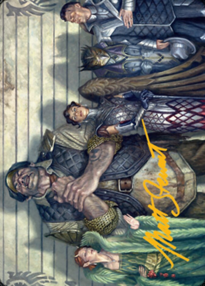 Rogues' Gallery Art Card (Gold-Stamped Signature) [Streets of New Capenna Art Series] - Evolution TCG