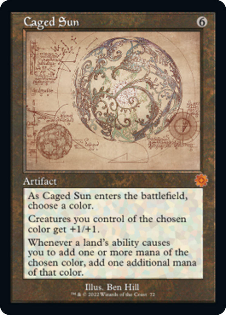 Caged Sun (Retro Schematic) [The Brothers' War Retro Artifacts] - Evolution TCG