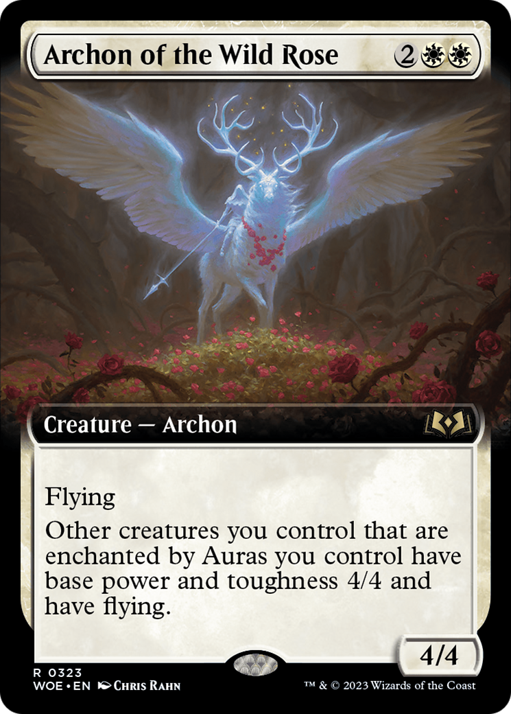 Archon of the Wild Rose (Extended Art) [Wilds of Eldraine] - Evolution TCG