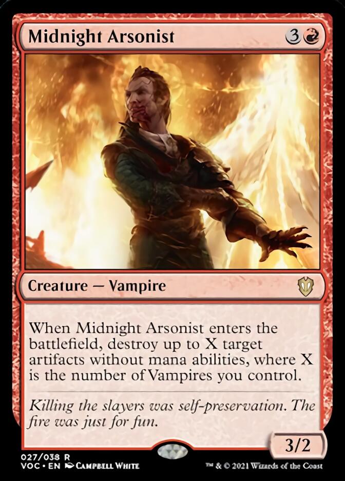 Midnight Arsonist [Innistrad: Crimson Vow Commander] - Evolution TCG