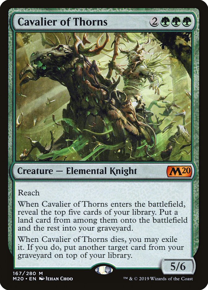 Cavalier of Thorns [Core Set 2020] - Evolution TCG