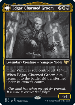 Edgar, Charmed Groom // Edgar Markov's Coffin [Innistrad: Double Feature] - Evolution TCG