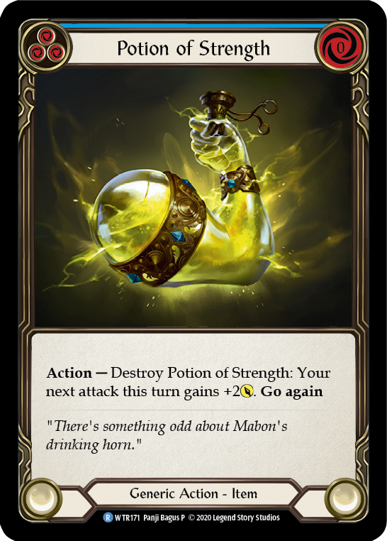 Potion of Strength [U-WTR171] (Welcome to Rathe Unlimited)  Unlimited Rainbow Foil - Evolution TCG