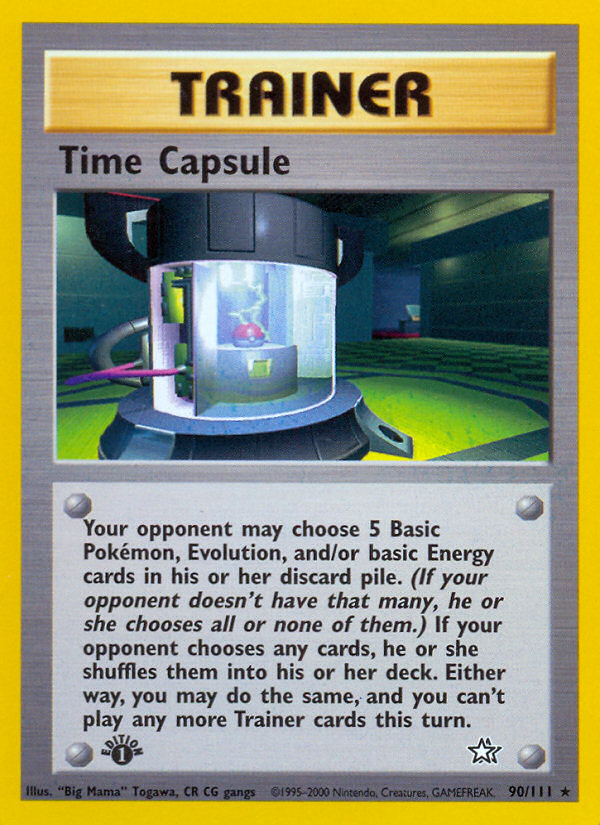 Time Capsule (90/111) [Neo Genesis 1st Edition] - Evolution TCG