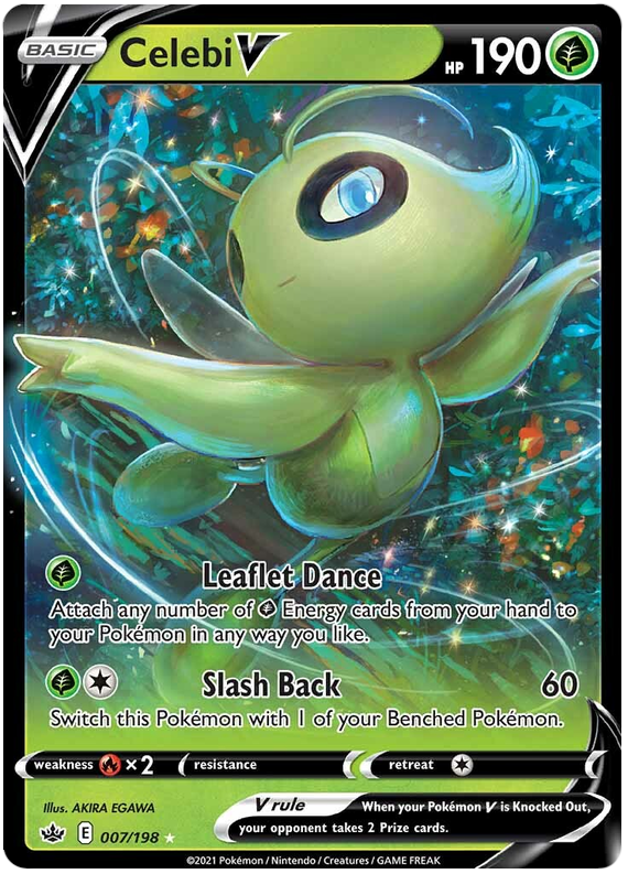 Celebi V (007/198) [Sword & Shield: Chilling Reign] - Evolution TCG