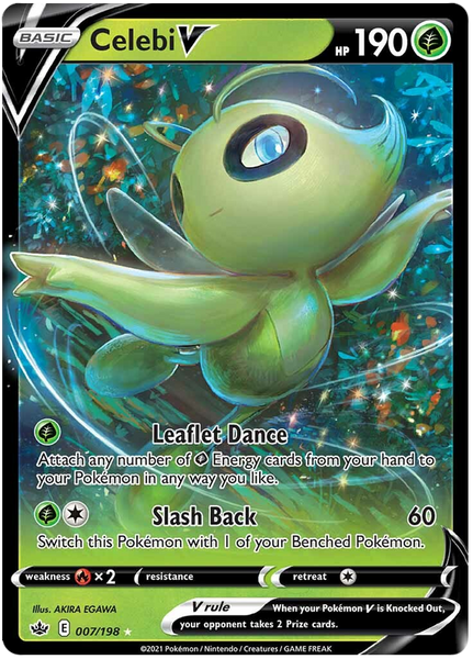 Celebi V (007/198) [Sword & Shield: Chilling Reign] | Evolution TCG