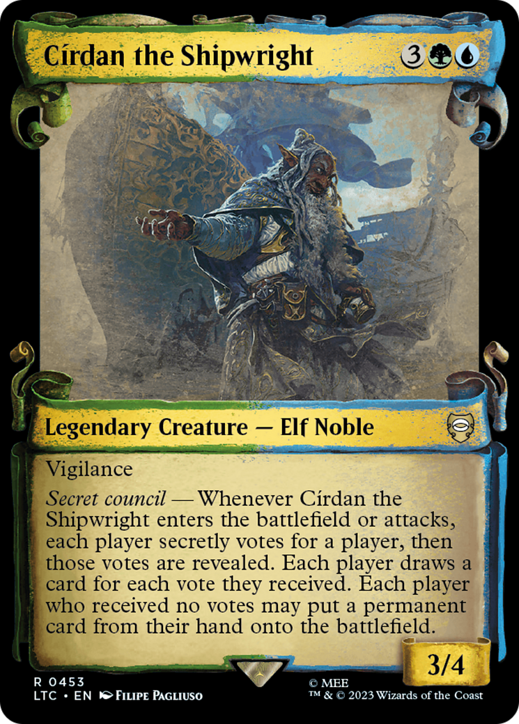 Cirdan the Shipwright [The Lord of the Rings: Tales of Middle-Earth Commander Showcase Scrolls] - Evolution TCG