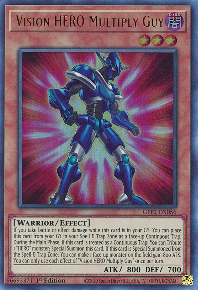 Vision HERO Multiply Guy [GFP2-EN056] Ultra Rare - Evolution TCG