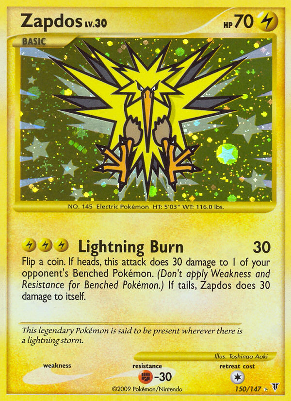 Zapdos (150/147) [Platinum: Supreme Victors] - Evolution TCG