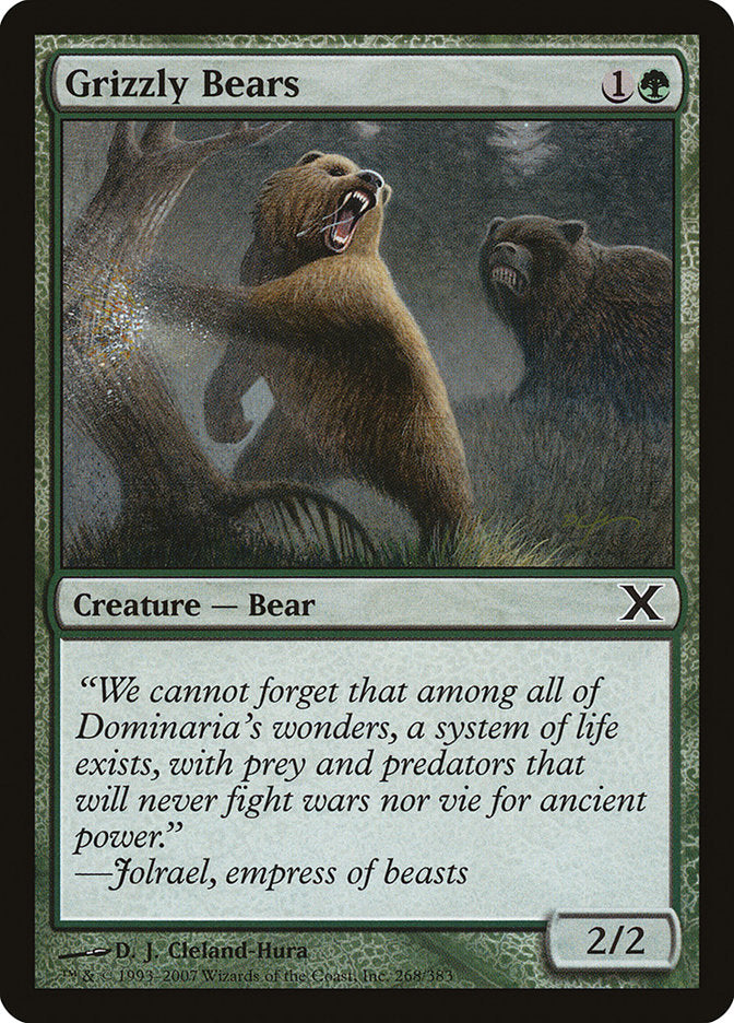 Grizzly Bears [Tenth Edition] - Evolution TCG