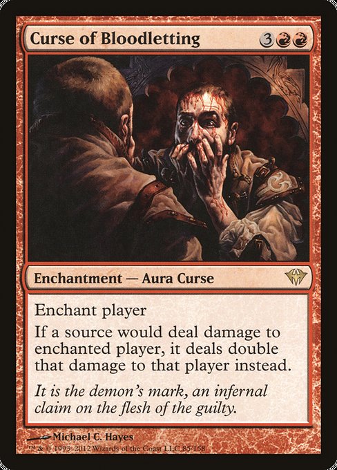 Curse of Bloodletting [Dark Ascension] - Evolution TCG
