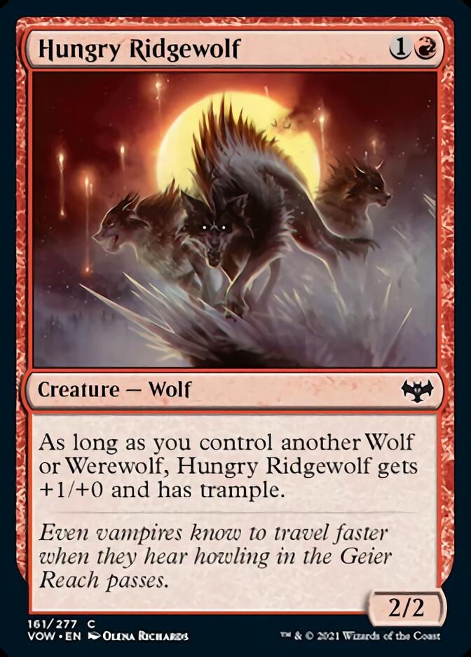 Hungry Ridgewolf [Innistrad: Crimson Vow] - Evolution TCG