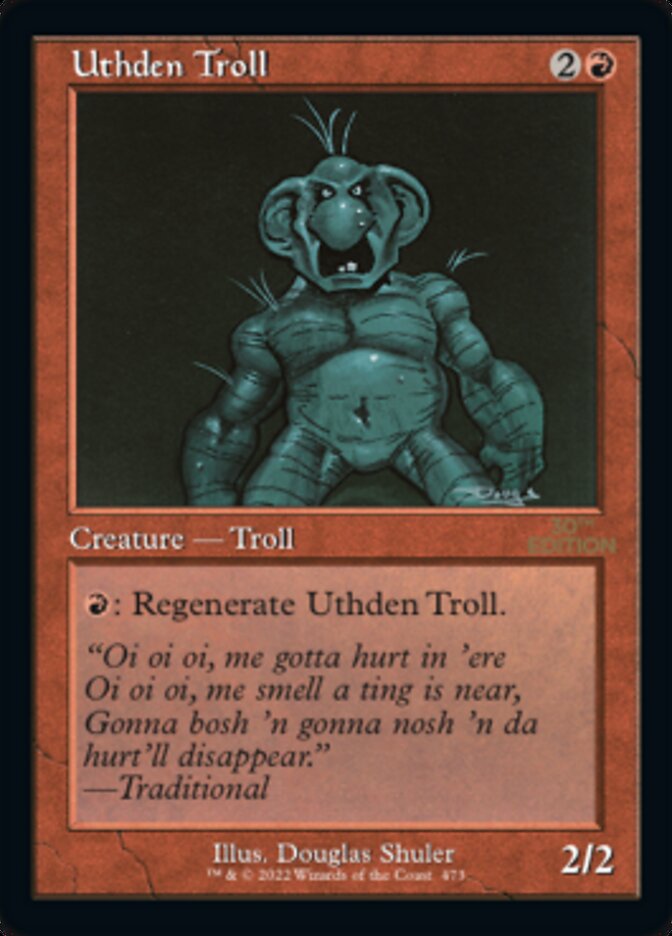 Uthden Troll (Retro) [30th Anniversary Edition] - Evolution TCG