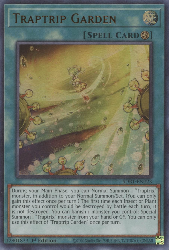 Traptrip Garden [SDBT-EN023] Ultra Rare - Evolution TCG