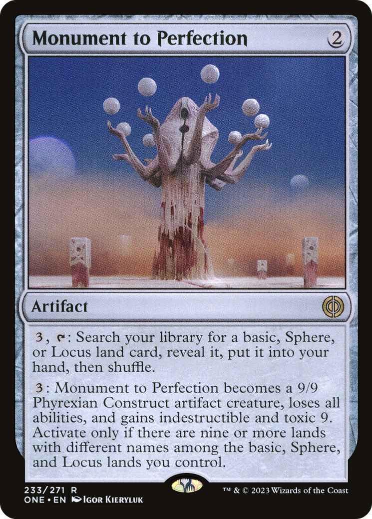 Monument to Perfection [Phyrexia: All Will Be One] - Evolution TCG