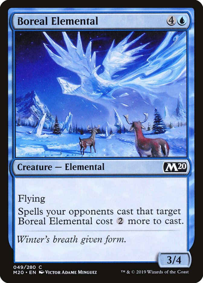 Boreal Elemental [Core Set 2020] - Evolution TCG