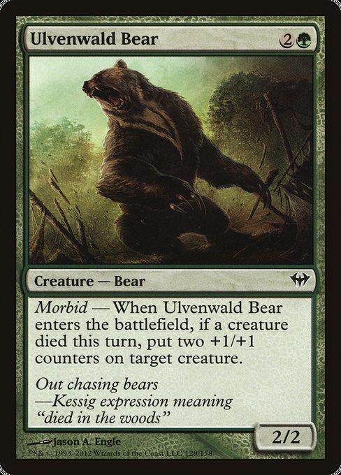 Ulvenwald Bear [Dark Ascension] - Evolution TCG