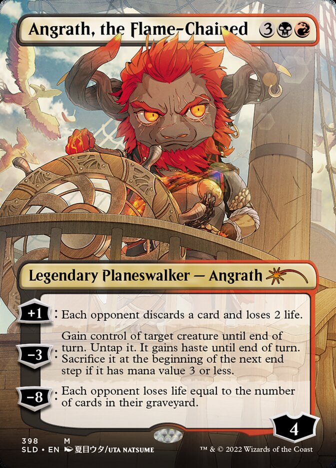 Angrath, the Flame-Chained (Borderless) [Secret Lair Drop Series] - Evolution TCG