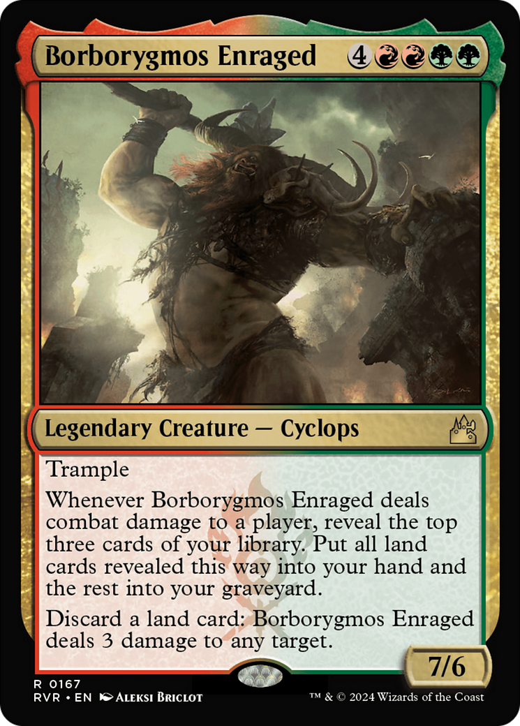 Borborygmos Enraged [Ravnica Remastered] - Evolution TCG