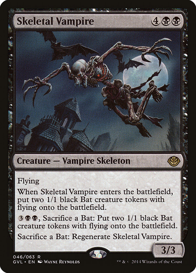 Skeletal Vampire (Garruk vs. Liliana) [Duel Decks Anthology] - Evolution TCG