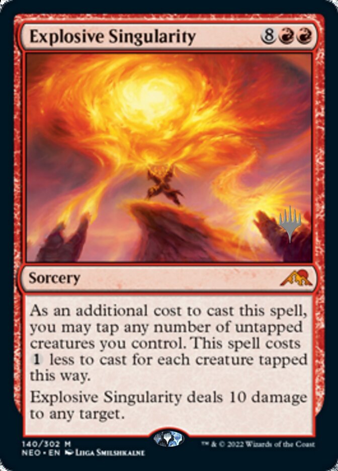 Explosive Singularity (Promo Pack) [Kamigawa: Neon Dynasty Promos] - Evolution TCG