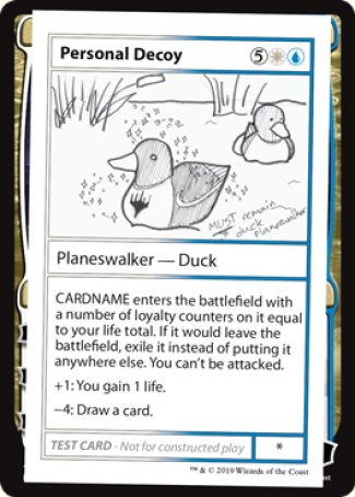 Personal Decoy (2021 Edition) [Mystery Booster Playtest Cards] - Evolution TCG