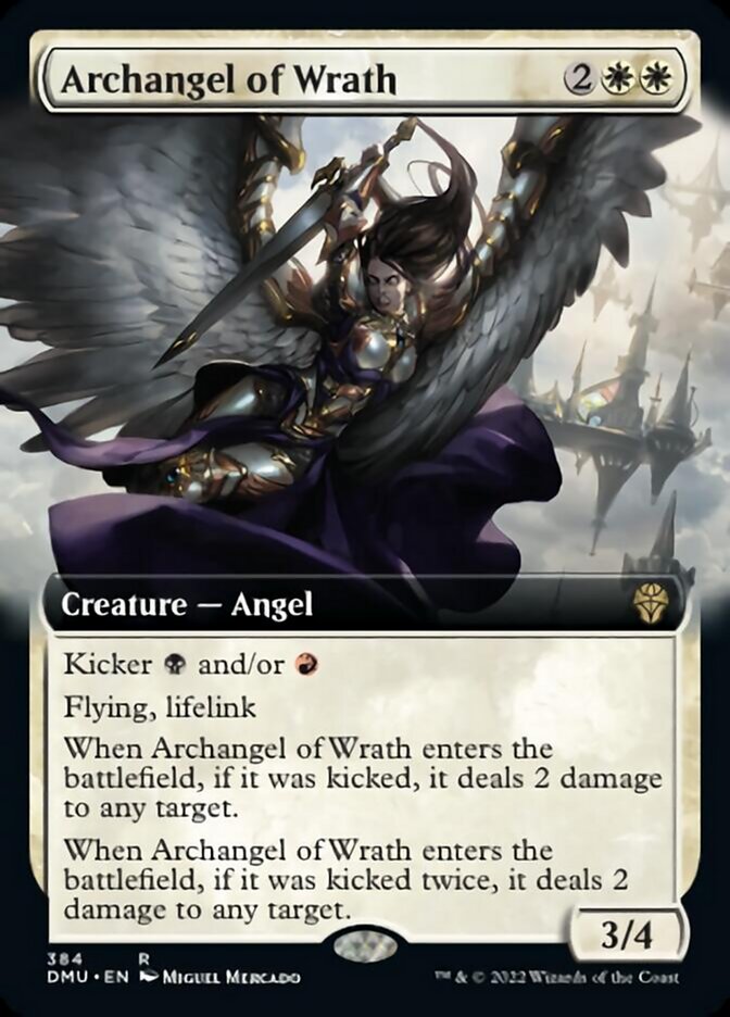Archangel of Wrath (Extended Art) [Dominaria United] - Evolution TCG