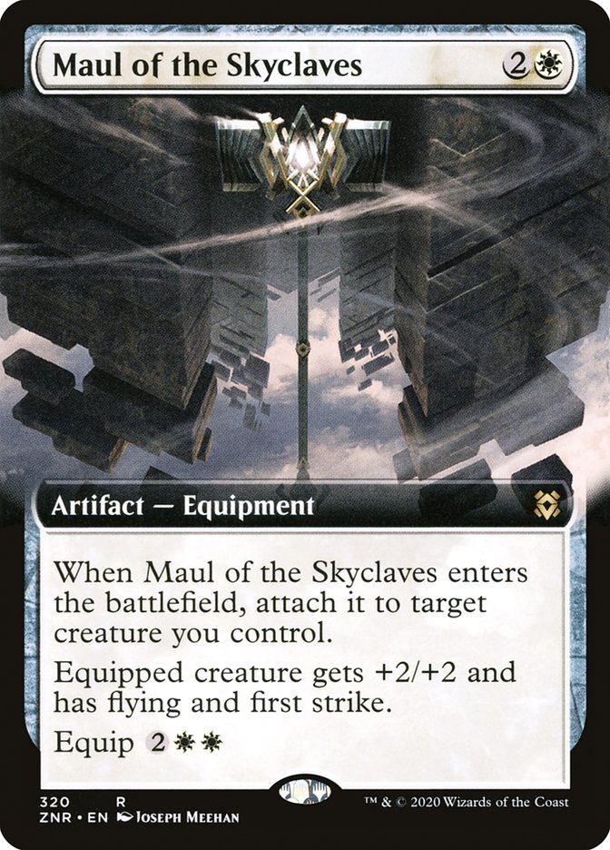 Maul of the Skyclaves (Extended Art) [Zendikar Rising] - Evolution TCG