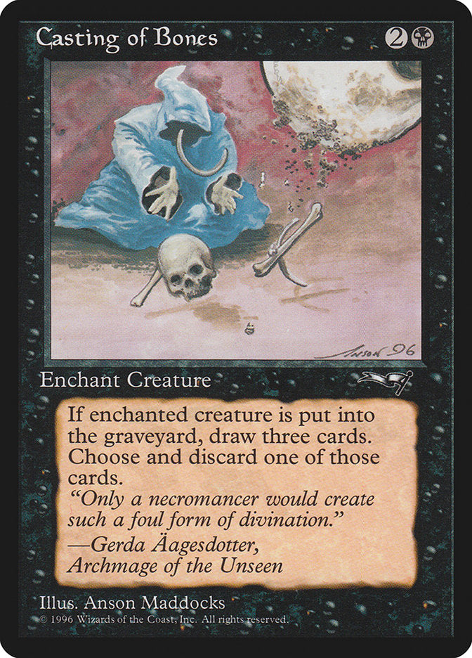 Casting of Bones (Skull on Ground) [Alliances] - Evolution TCG