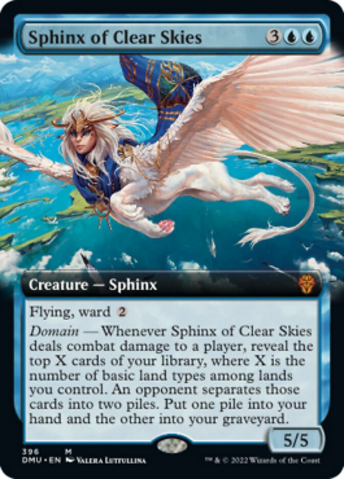 Sphinx of Clear Skies (Extended Art) [Dominaria United] - Evolution TCG