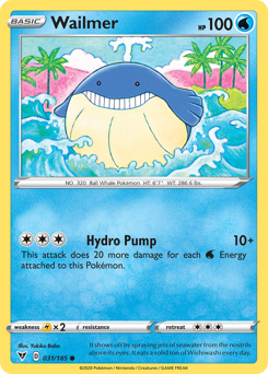 Wailmer (031/185) [Sword & Shield: Vivid Voltage] - Evolution TCG