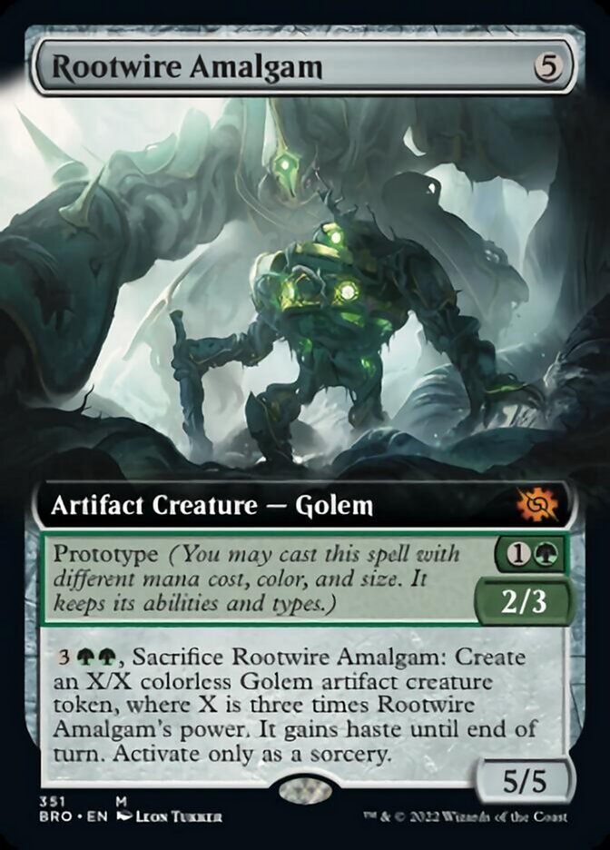 Rootwire Amalgam (Extended Art) [The Brothers' War] - Evolution TCG
