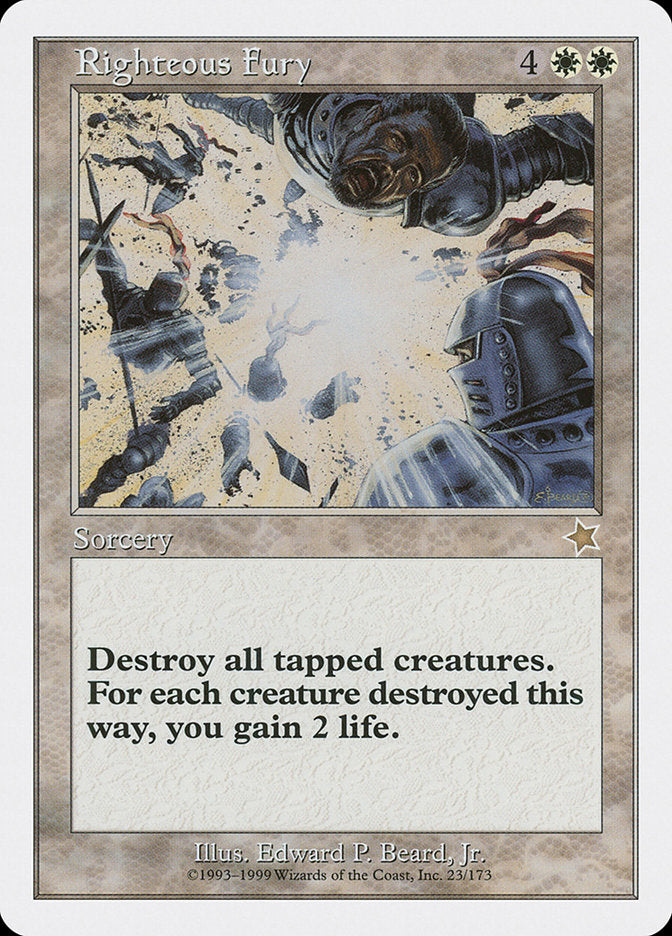 Righteous Fury [Starter 1999] - Evolution TCG